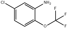 5-CHLORO-2-TRIFLUORO METHOXY ANILINE Struktur