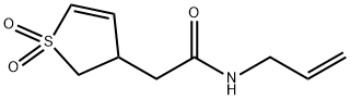 3-Thiopheneacetamide, 2,3-dihydro-N-2-propenyl-, 1,1-dioxide (9CI) Struktur