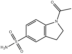 1-ACETYL-5-INDOLINESULFONAMIDE Struktur