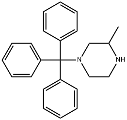 1-Trityl-3-Methylpiperazine Struktur