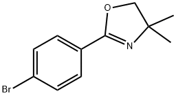 2-(4-BROMO-PHENYL)-4,4-DIMETHYL-4,5-DIHYDRO-OXAZOLE Structure