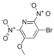 3-BROMO-2,6-BISNITRO-5-METHOXYPYRIDINE Struktur