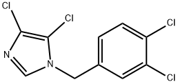 4,5-DICHLORO-1-(3,4-DICHLOROBENZYL)-1H-IMIDAZOLE Struktur