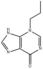 6H-Purin-6-one,  3,7-dihydro-3-propyl-  (9CI) Struktur