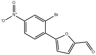 5-(2-BROMO-4-NITRO-PHENYL)-FURAN-2-CARBALDEHYDE Struktur