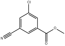 methyl 3-chloro-5-cyanobenzoate Struktur