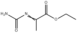 Propanoic acid, 2-[(aminocarbonyl)imino]-, ethyl ester (9CI) Struktur