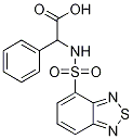 [(2,1,3-benzothiadiazol-4-ylsulfonyl)amino](phenyl)acetic acid Struktur