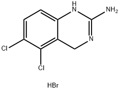 2-AMino-5,6-dichloro-3,4-dihydroquinazoline HydrobroMide Struktur