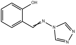 1,2,4-Triazole, 4-salicylideneamino- Struktur