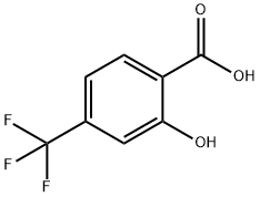 4-Trifluoromethylsalicylic acid Struktur