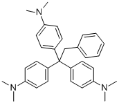 1,1,1-TRIS-(4-N,N-DIMETHYLAMINO-PHENYL)-2-PHENYL-ETHANE Struktur