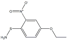 Benzenesulfenamide, 4-ethoxy-2-nitro- (9CI) Struktur