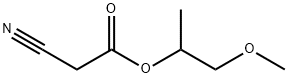 2-METHOXYISOPROPYL CYANOACETATE Struktur