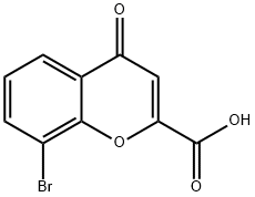 8-BROMO-4-OXO-4H-CHROMENE-2-CARBOXYLIC ACID Struktur