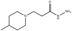 3-(4-METHYL-1-PIPERIDINYL)PROPANOHYDRAZIDE Struktur