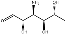 3-Amino-3,6-dideoxy-D-mannose Struktur