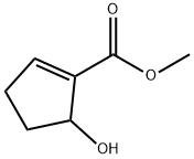 1-Cyclopentene-1-carboxylicacid,5-hydroxy-,methylester(9CI) Struktur