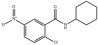 2-chloro-N-cyclohexyl-5-nitrobenzamide Struktur