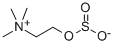 trimethyl[2-(sulphinatooxy)ethyl]ammonium  Struktur