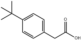 4-TERT-BUTYLPHENYLACETIC ACID Structure