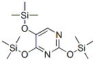 2,4,5-Tris[(trimethylsilyl)oxy]pyrimidine Struktur