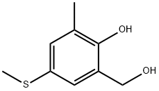 4-(METHYLTHIO)-6-(HYDROXYMETHYL)-O-CRESOL Struktur