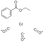 (ETHYL BENZOATE)TRICARBONYLCHROMIUM Struktur