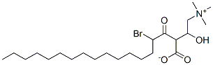 2-bromopalmitoylcarnitine Struktur