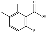 2,6-Difluoro-3-methylbenzoic acid Struktur