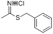 BENZYL THIOACETIMIDATE HYDROCHLORIDE Struktur