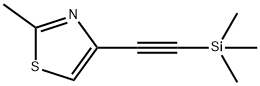 2-Methyl-4-((triMethylsilyl)ethynyl)thiazole Struktur