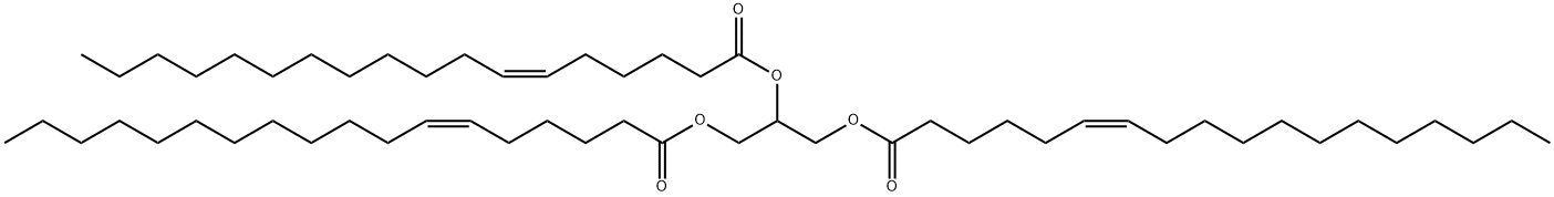 1,2,3-TRI[CIS-6-OCTADECENOYL]GLYCEROL Struktur