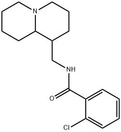 Aminolupinine ester o-chlorobenzoic acid Struktur