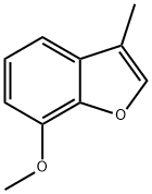 Benzofuran,  7-methoxy-3-methyl- Struktur