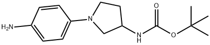 [1-(4-AMINO-PHENYL)-PYRROLIDIN-3-YL]-CARBAMIC ACID TERT-BUTYL ESTER Struktur