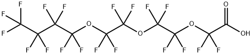 PERFLUORO-3,6,9-TRIOXATRIDECANOIC ACID Struktur