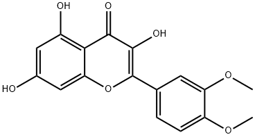 3,4-DIMETHOXY-3,5,7-TRIHYDROXYFLAVONE Struktur