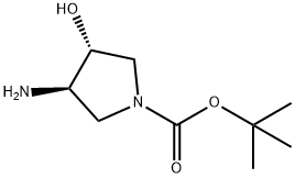 1-Pyrrolidinecarboxylicacid,3-amino-4-hydroxy-,1,1-dimethylethylester,(3R,4R)-(9CI)