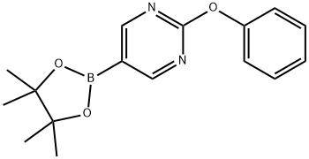 2-PHENOXYPYRIMIDINE-5-BORONIC ACID PINACOL ESTER Struktur