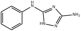 N-phenyl-1H-1,2,4-triazole-3,5-diamine  Struktur