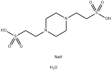 PIPES, DISODIUM SALT MONOHYDRATE, 98% Struktur