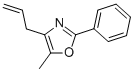 5-METHYL-2-PHENYL-4-(2-PROPENYL) OXAZOLE Struktur