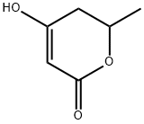 5,6-DIHYDRO-4-HYDROXY-6-METHYL-2H-PYRAN-2-ONE Struktur