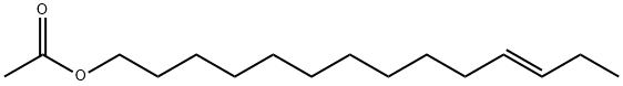 TRANS-11-TETRADECENYL ACETATE Structure