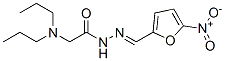 5-Nitro-2-furaldehyde (dipropylaminoacetyl)hydrazone Struktur