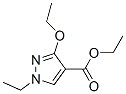 1H-Pyrazole-4-carboxylicacid,3-ethoxy-1-ethyl-,ethylester(9CI) Struktur