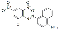 4-[(2-chloro-4,6-dinitrophenyl)azo]naphthalen-1-amine  Struktur