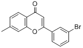 2-(3-BROMOPHENYL)-7-METHYL-4H-CHROMEN-4-ONE Struktur