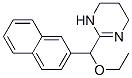 3,4,5,6-Tetrahydro-2-[ethoxy(2-naphtyl)methyl]pyrimidine Struktur